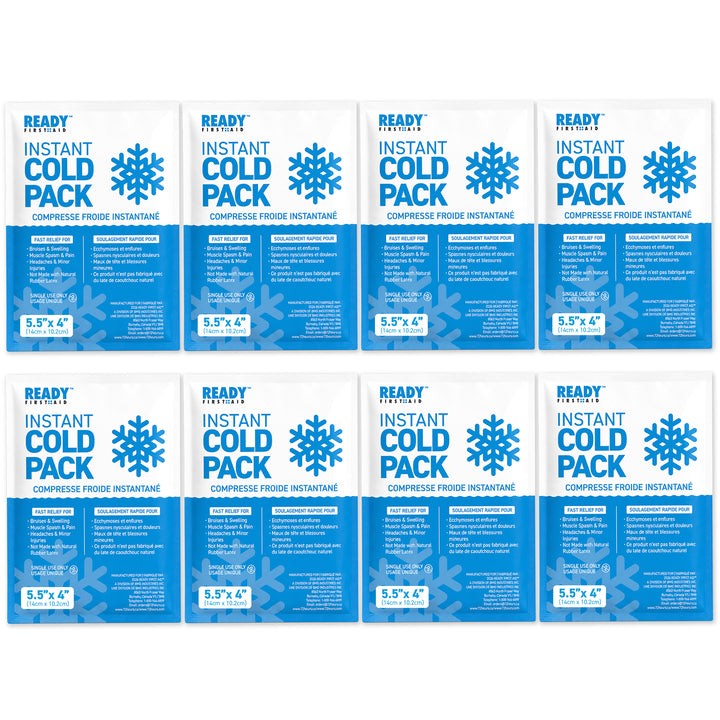 Instant Cold Pack 5.5" x 4" - Ready First Aid [PACK OF 8]