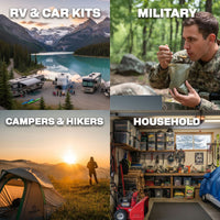 72HRS MRE Meals Canada – Ready to Eat Survival Food, Military Rations, Camping & Emergency Meals (Meat-Free)