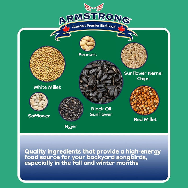 armstrong garden seeds Armstrong Sweet Songs, Premium Wild Bird Food, Songbird and Musical Bird  Seed Mix, 2.27KG (5LB) Bag – 72hours.ca