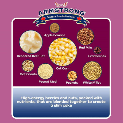 Armstrong Royal Jubilee Berry 'N Nut 3 Pack Suet Cakes 960g