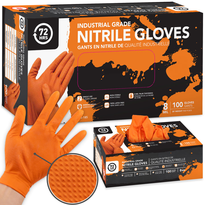 Orange Industrial Gloves