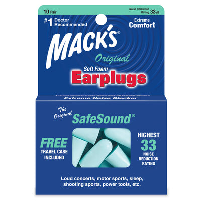 Mack's Original Soft Foam Ear Plugs - 50 Pair Jar