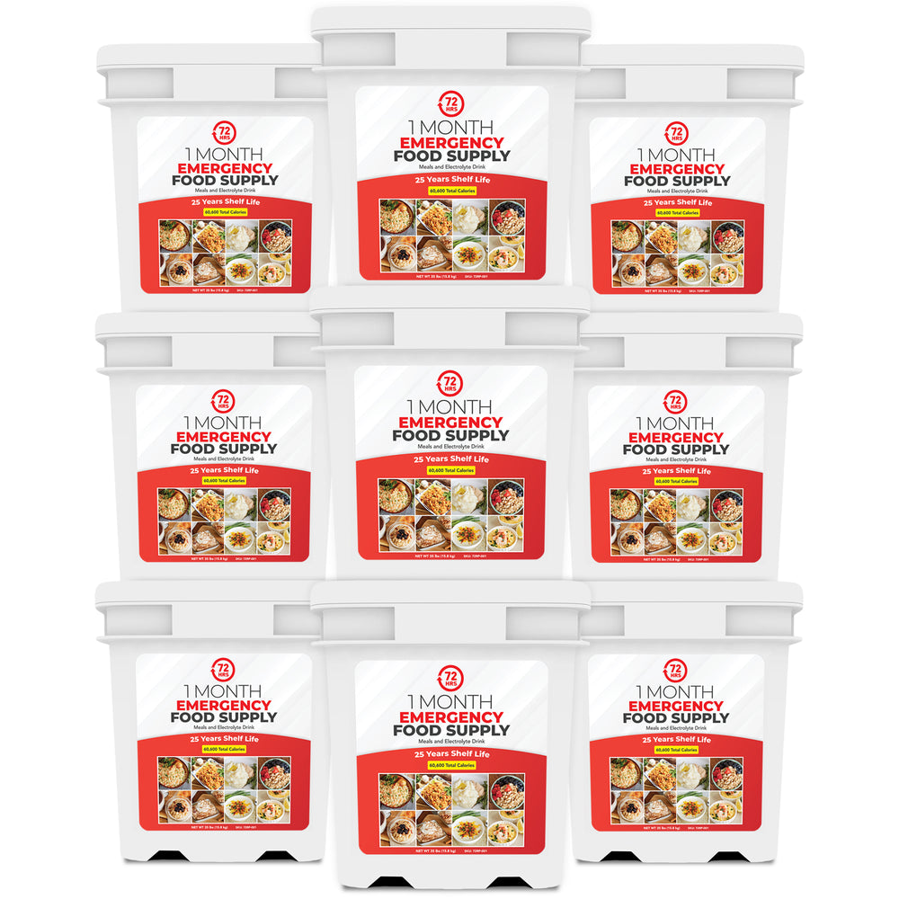 72HRS 270 Day (9 months) 2000 Calories per day Emergency Food Supply Survival Food Kit