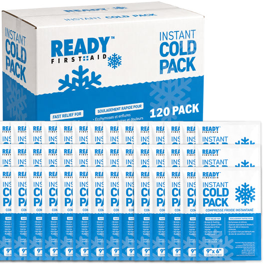 Instant Cold Pack 9" x 6" Size - Ready First Aid [Pack of 120]