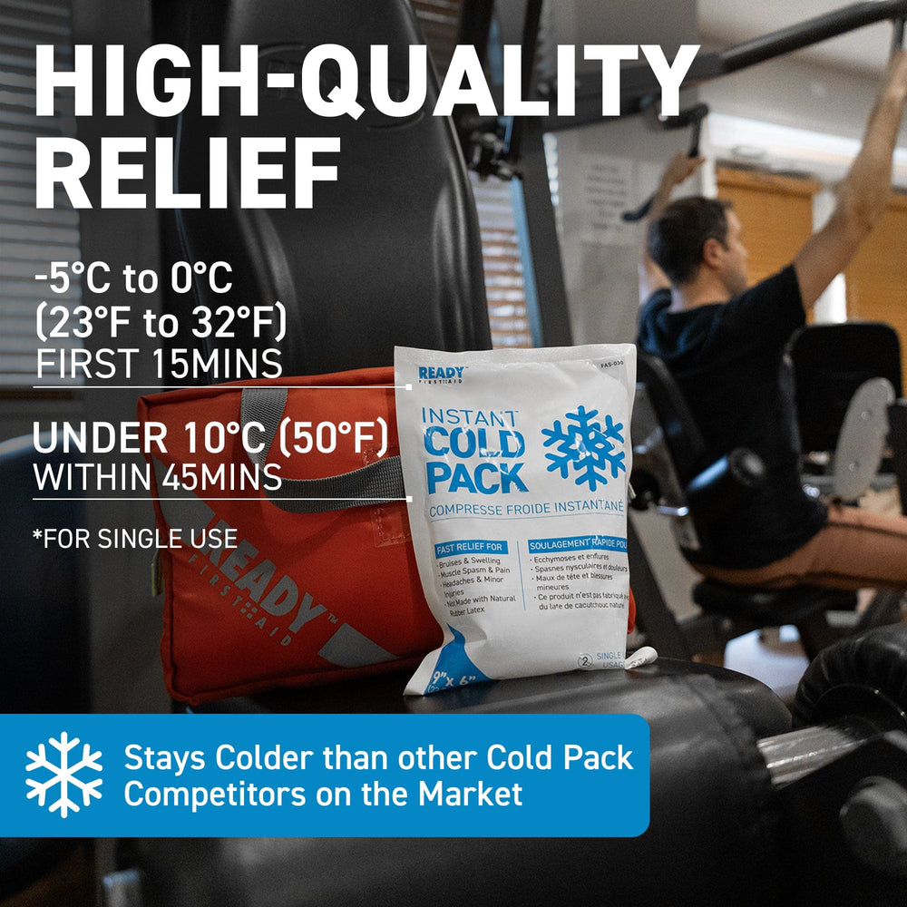 Instant Cold Pack 9" x 6" Size - Ready First Aid (Pack of 6)