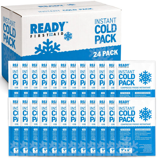 Instant Cold Pack 9" x 6" Size - Ready First Aid [Pack of 24]
