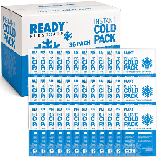 Instant Cold Pack 9" x 6" Size - Ready First Aid [Pack of 36]