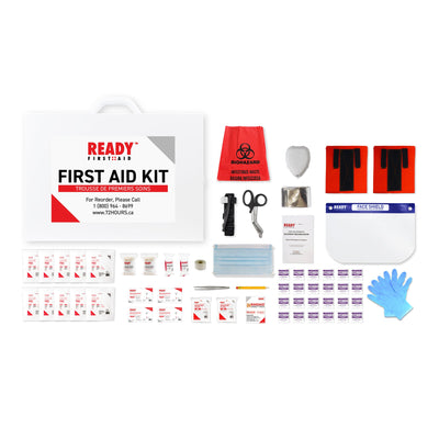 WorkSafeBC BC Level 1 First Aid Kit with Metal Cabinet