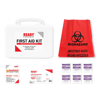 WorkSafeBC BC Personal First Aid Kit with Plastic Box