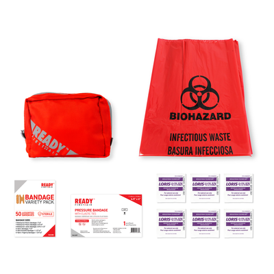 WorkSafeBC BC Personal First Aid Kit with First Aid Bag
