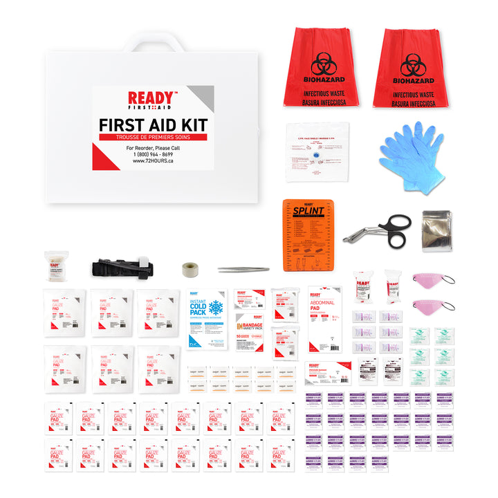 CSA Type 3 - Intermediate First Aid Kit Small (2-25 Workers) with Metal Cabinet