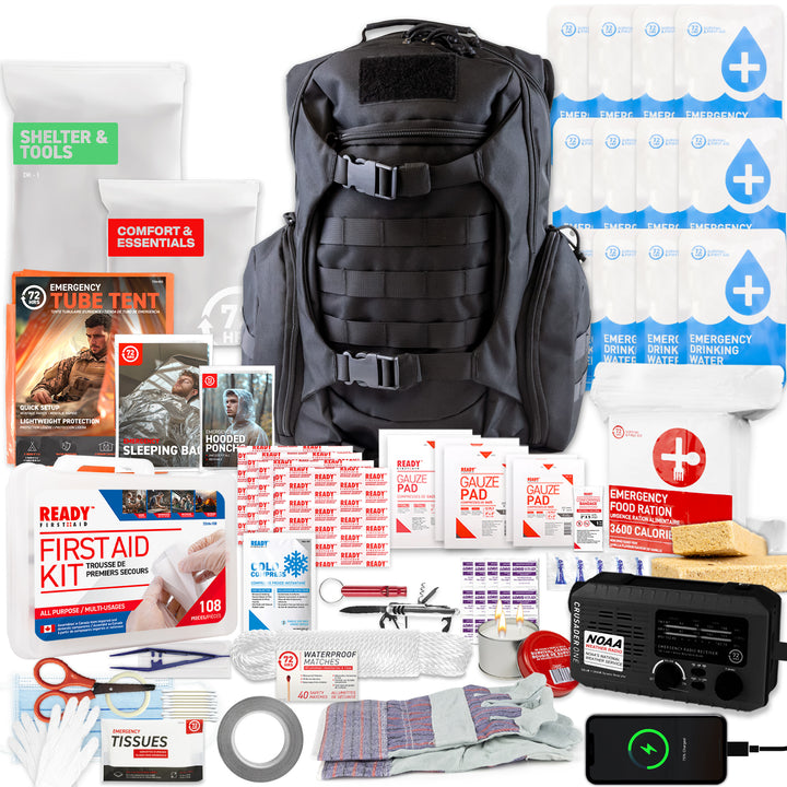 72HRS Deluxe Backpack Emergency Earthquake Survival Kit Person