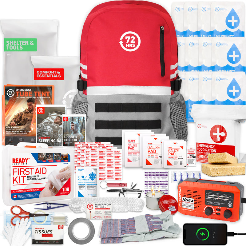 1 Person 72HRS Deluxe Backpack - Emergency Survival Kit