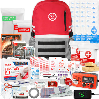 2 Person 72HRS Deluxe Backpack - Emergency Survival Kit