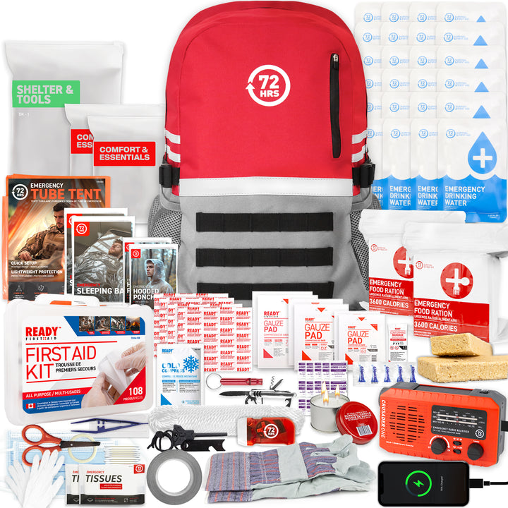 2 Person 72HRS Deluxe Backpack - Emergency Survival Kit