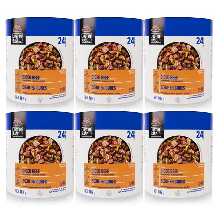 Diced Beef (Gluten Free) #10 Can Package - 6 cans (Mountain House®)