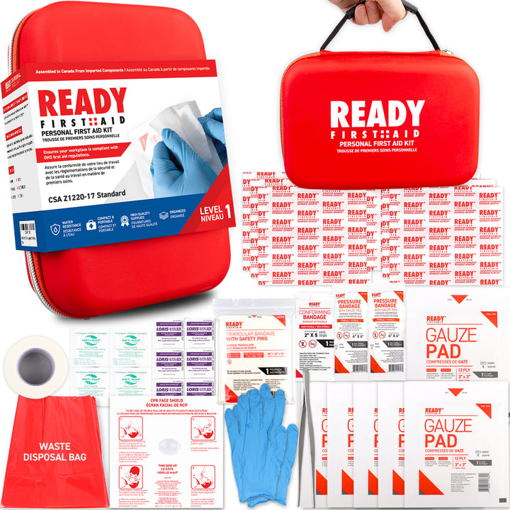 CSA (Z1220-17) Type 1 Personal First Aid Kit with EVA Case - Ready First Aid