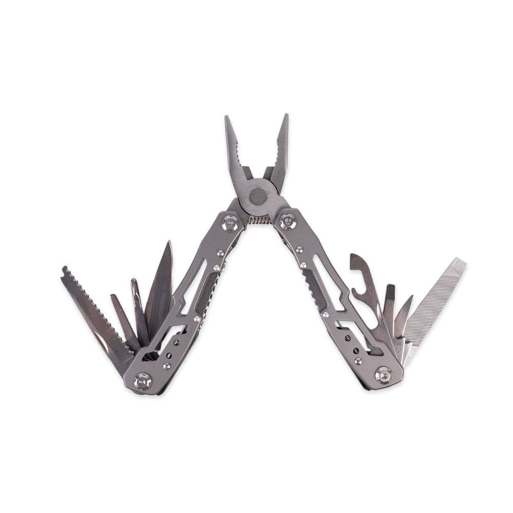 72HRS 14-in-1 Multitool with Safety Locking, Professional Stainless Steel Multitool Pliers Pocket Knife, Bottle Opener, Screwdriver with Nylon Sheath