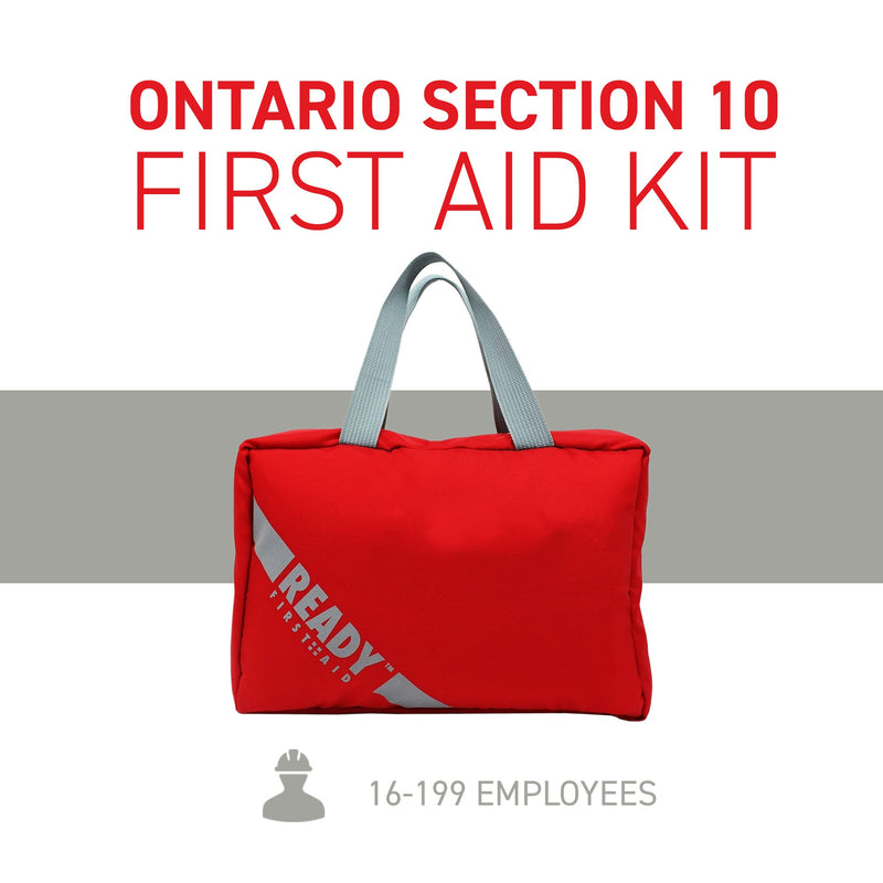 Ontario Section 10 First Aid Kit (16-199 Employees) with First Aid Bag Requirements