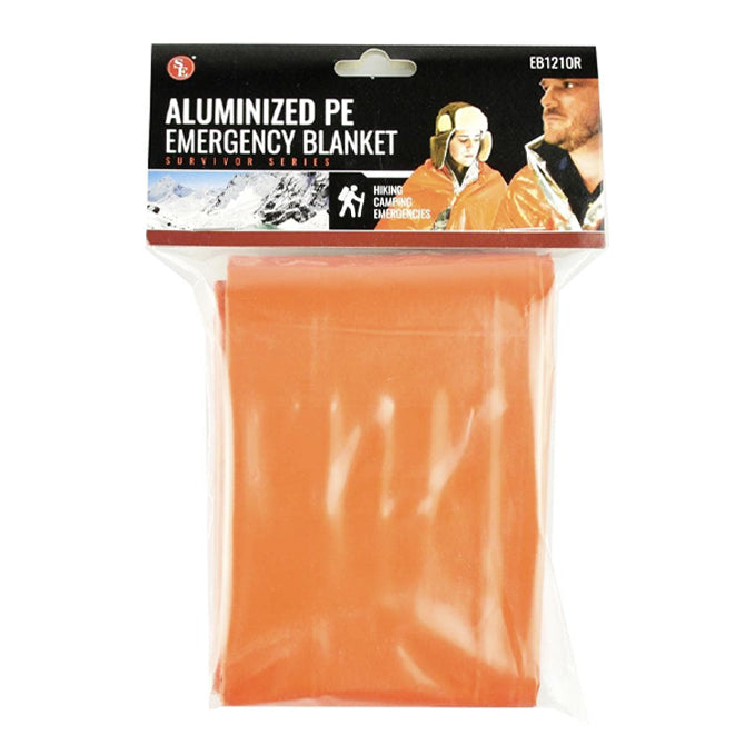 Orange Emergency Aluminized Heavy Duty Mylar Blanket