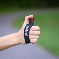 Sabre Dog Spray With Adjustable Running Hand Strap, Black