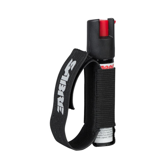 Sabre Dog Spray With Adjustable Running Hand Strap, Black