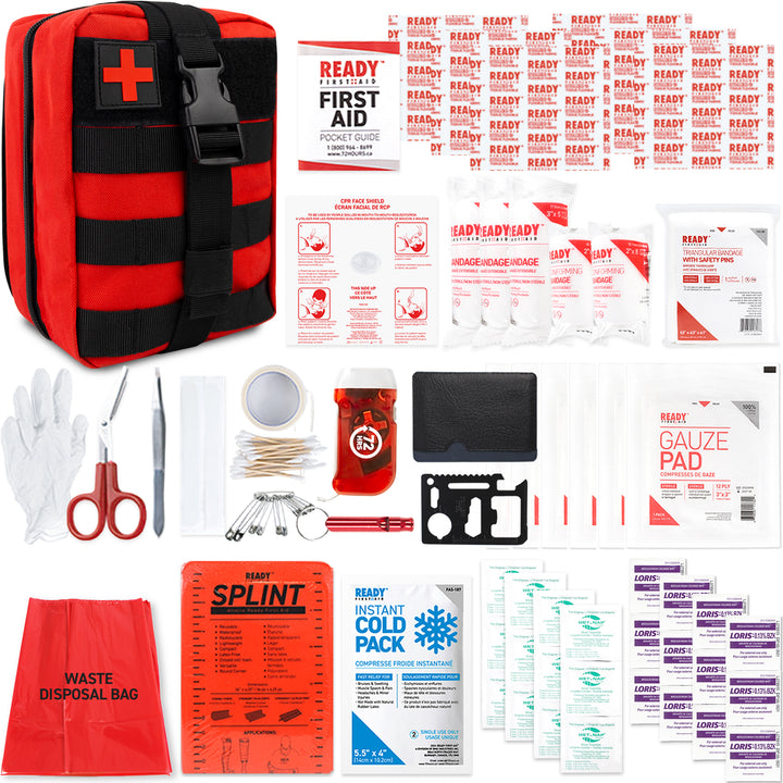 Molle First Aid Kit Compact Red