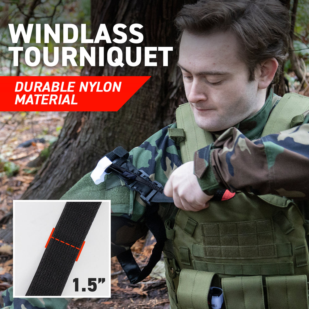 72HRS Molle Trauma Kit - IFAK (Black)