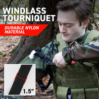 72HRS Molle Trauma Kit - IFAK (Black)