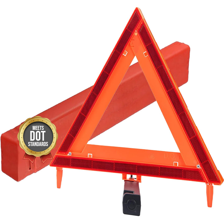 Deluxe Auto Emergency Warning Safety Triangle - 1pc