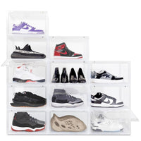 Ollie Hard Solid Shoe Box Organizer - Clear, Pack of 3 (OPEN BOX)
