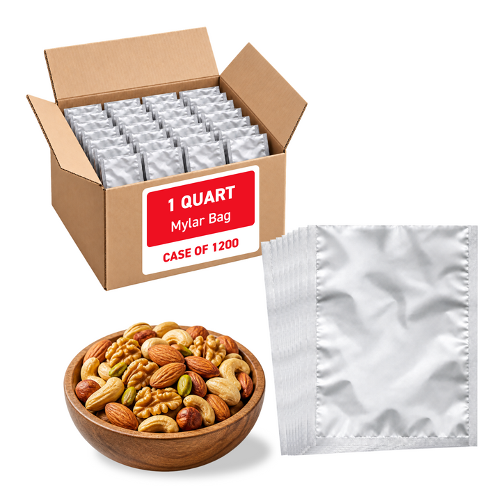 1 Quart Mylar Bag (Open End) - 5.0 Mil (6" x 10") - Case of 1200