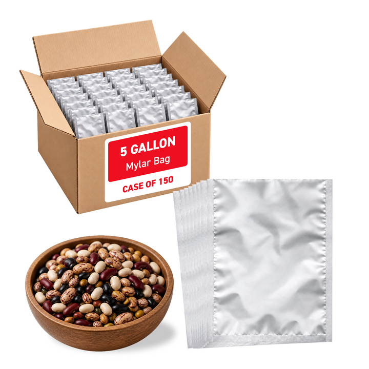 5 Gallon Mylar Bag (Open End) - 5.0 Mil (19" x 29") - Case of 150