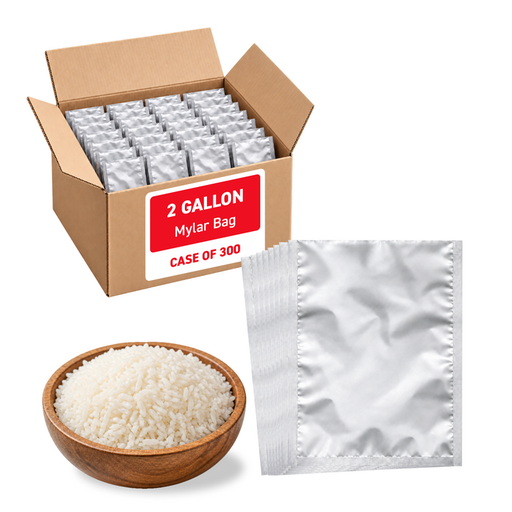 2 Gallon Mylar Bag (Open End) - 5.0 Mil (14" x 20") - Case of 300