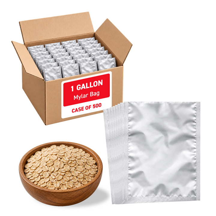 1 Gallon Mylar Bag (Open End) - 5.0 Mil (10" x 16") - Case of 500