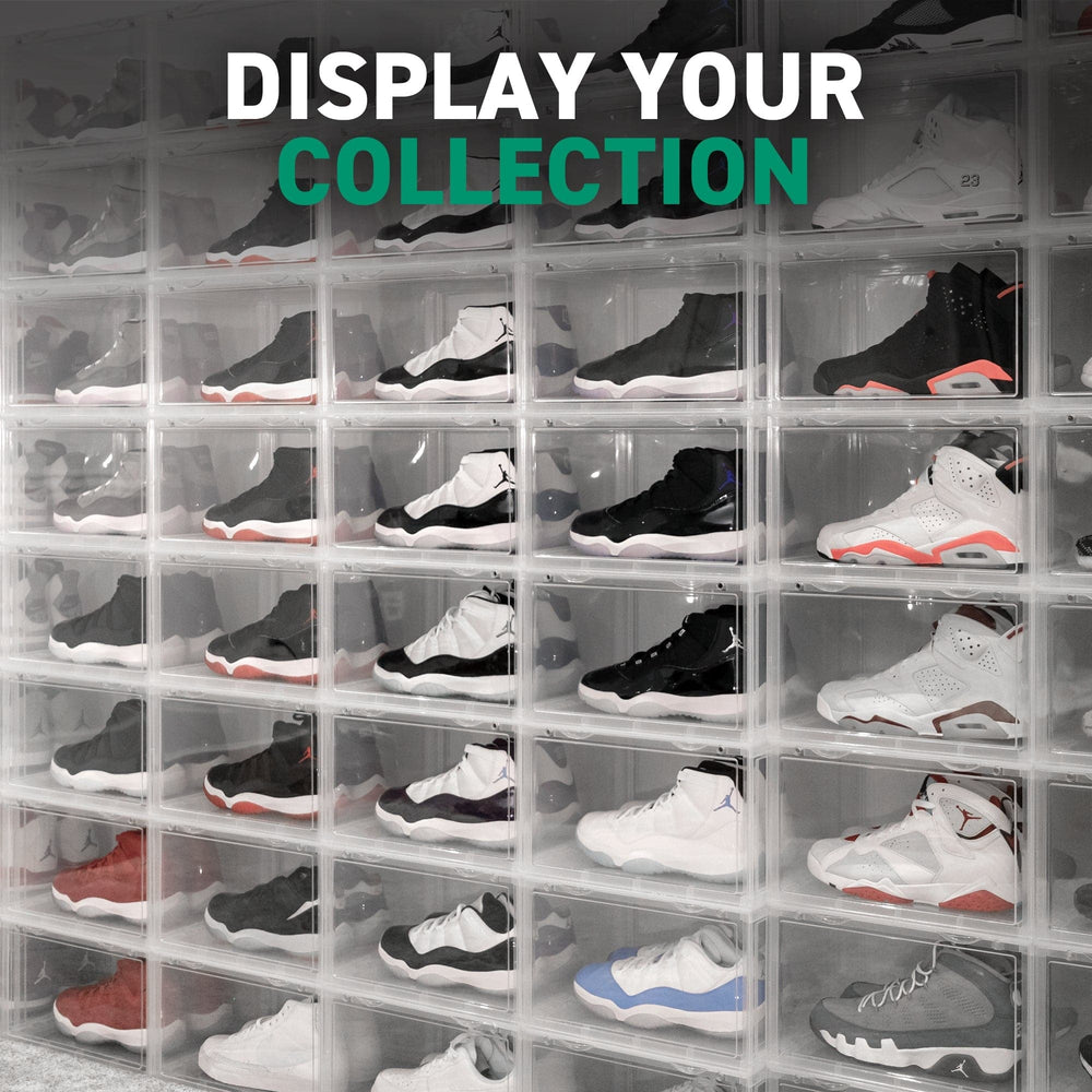 Ollie Hard Solid Shoe Box Organizer - Clear, Pack of 3 (OPEN BOX)