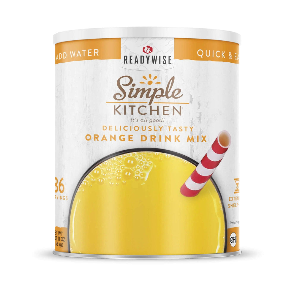 Readywise #10 Can Orange Drink Mix - 86 Servings