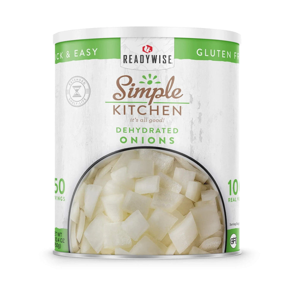Readywise #10 Can Dehydrated Chopped Onions - 250 Servings