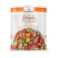 Readywise #10 Can Dehydrated Red & Green Bell Peppers - 153 Servings