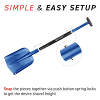 Aluminum Compact Multi-Purpose Shovel [OPEN BOX]