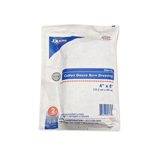 Burn Gauze Pad – 4" x 8" 128-Ply (2 Pack)