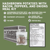Hashbrown Potatoes with Bacon, peppers, and onions meal kit