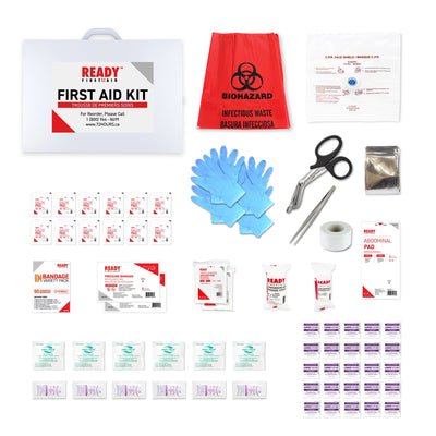 CSA Type 2 - Basic First Aid Kit Small (2-25 Workers) with Metal Cabinet
