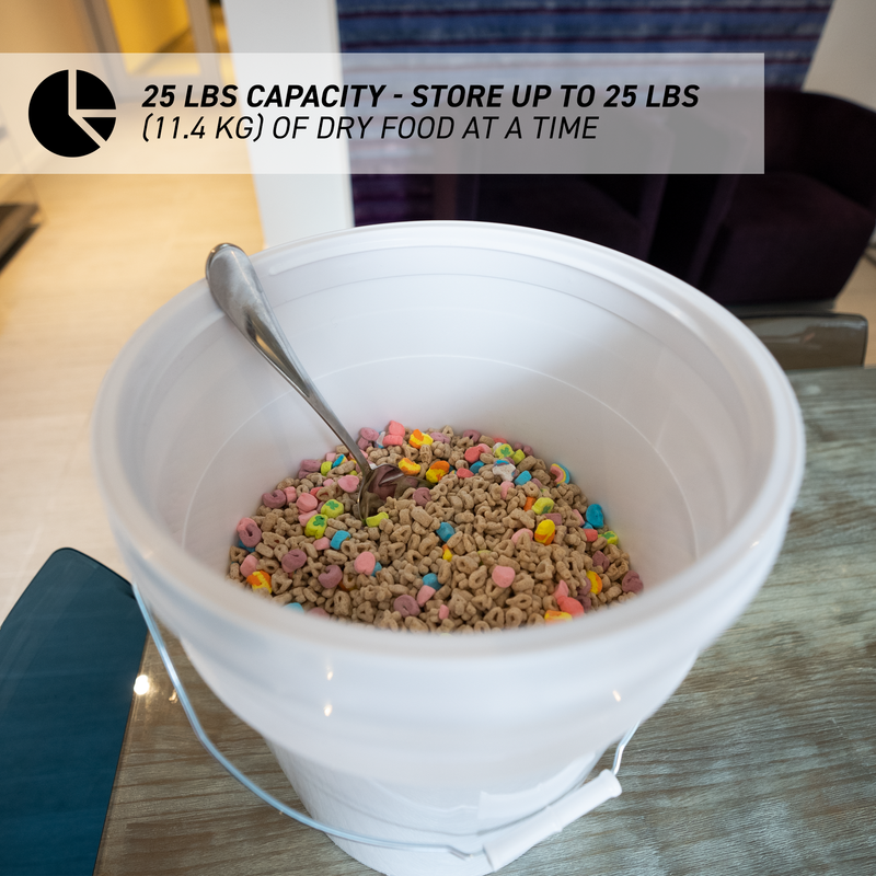 72HRS Dry Food Storage Container 25lbs capacity