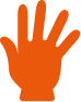 Orange Nitrile Gloves
