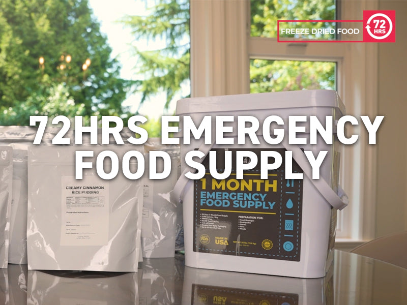 72HRS 270 Day (9 months) 2000 Calories per day Emergency Food Supply Survival Food Kit