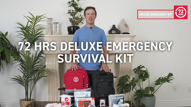 3 Person 72HRS Deluxe Backpack - Emergency Survival Kit