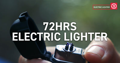 72HRS Electric Lighter - Black