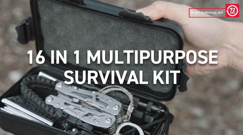 16-in-1  Multi Purpose Survival Kit