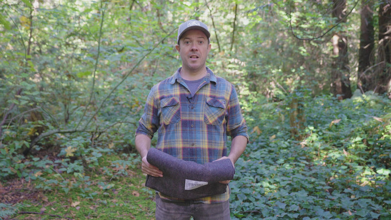 Wool Blanket (50% Wool), 51” X 80”, 2LBS, Gray Colour - 72HRS